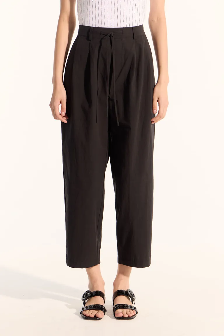 Pantalón baggy de corte holgado con cintura elástica y detalle de cordón de Portsaid en Pantalones para argentina