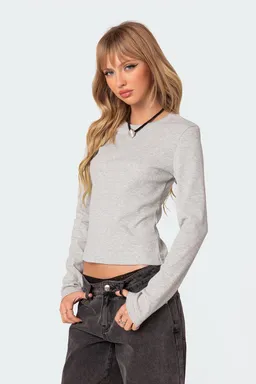 Top waffle manga larga marny de Edikted en Tops para argentina