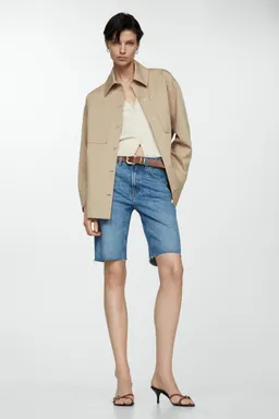 Sobrecamisa oversize con bolsillos de Mango en Camisas para argentina
