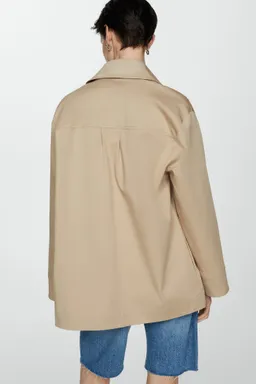 Sobrecamisa oversize con bolsillos de Mango en Camisas para argentina