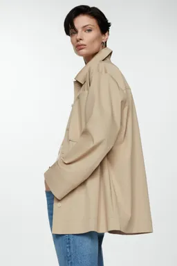 Sobrecamisa oversize con bolsillos de Mango en Camisas para argentina