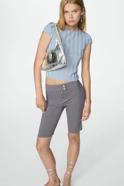 Leggings ciclista con cremallera de Mango en Pantalones para argentina