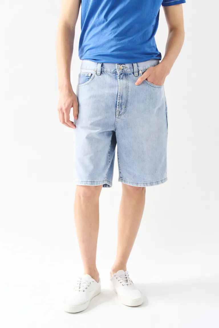 Bermuda de jean ancha con detalles metálicos en bolsillo trasero de Bensimon en Bermudas y Shorts para argentina