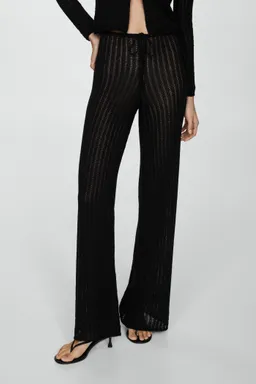Pantalón recto punto de Mango en Pantalones para argentina