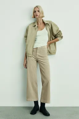 Pantalón catherin culotte pana de Mango en Pantalones para argentina