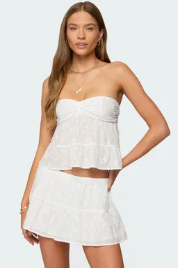 Top strapless ojalillos dora de Edikted en Tops para argentina