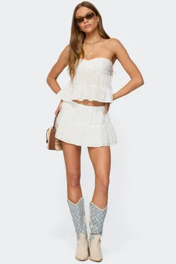 Top strapless ojalillos dora de Edikted en Tops para argentina