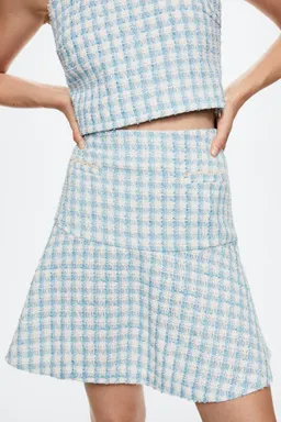 Falda tweed cuadros de Mango en Faldas para argentina