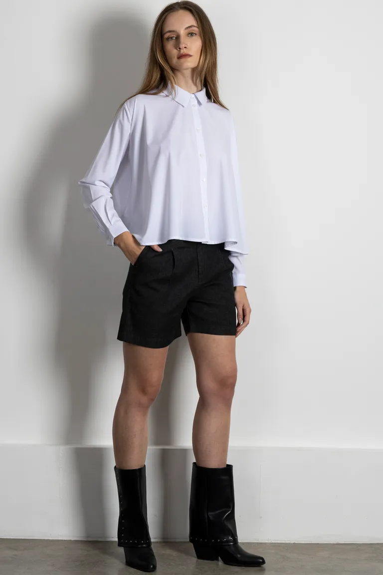 Camisa blanca de corte elegante y sencillo para mujer de Kill en Camisas para argentina