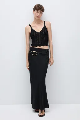 Top crop punto de Mango en Tops para argentina