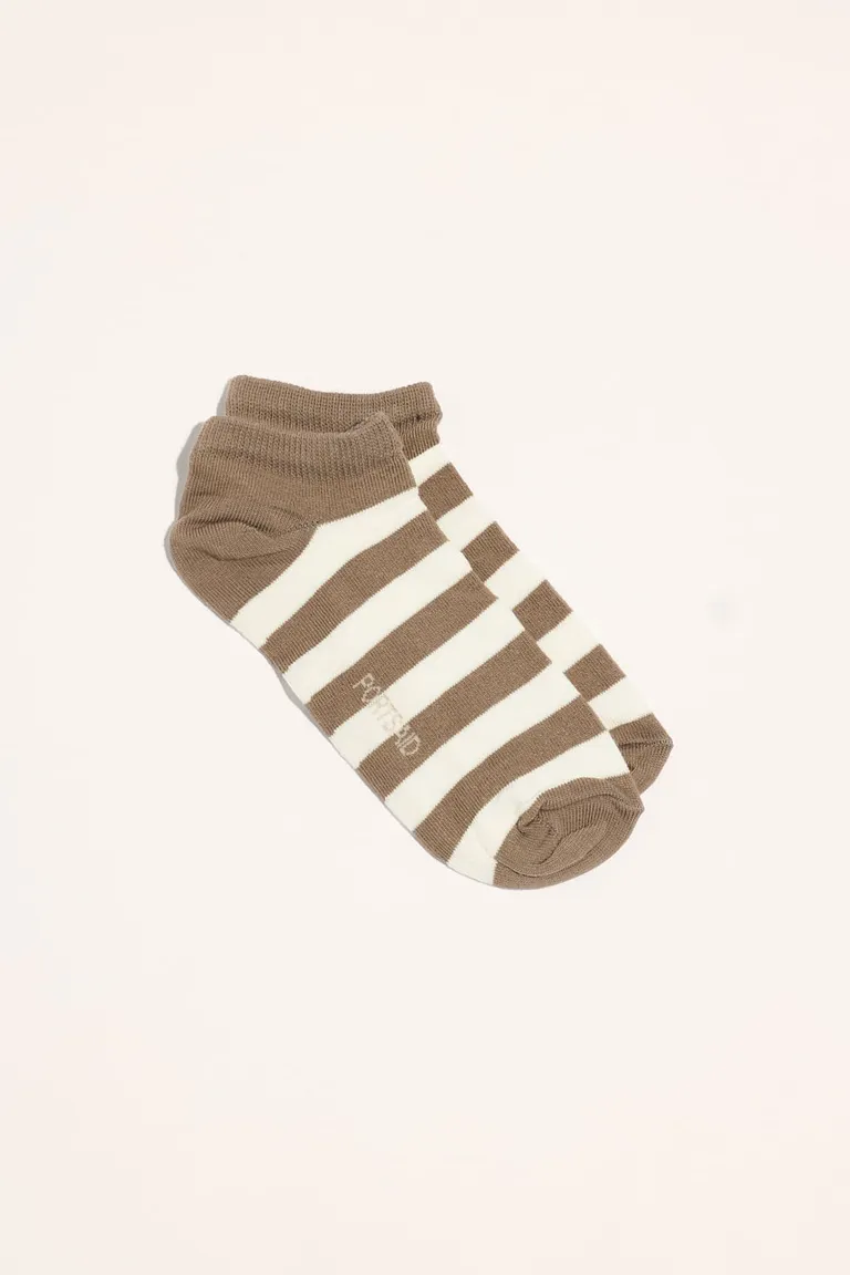 Calcetines invisibles de algodón con diseño de rayas para mujer de Portsaid en Ropa Interior y Medias para argentina