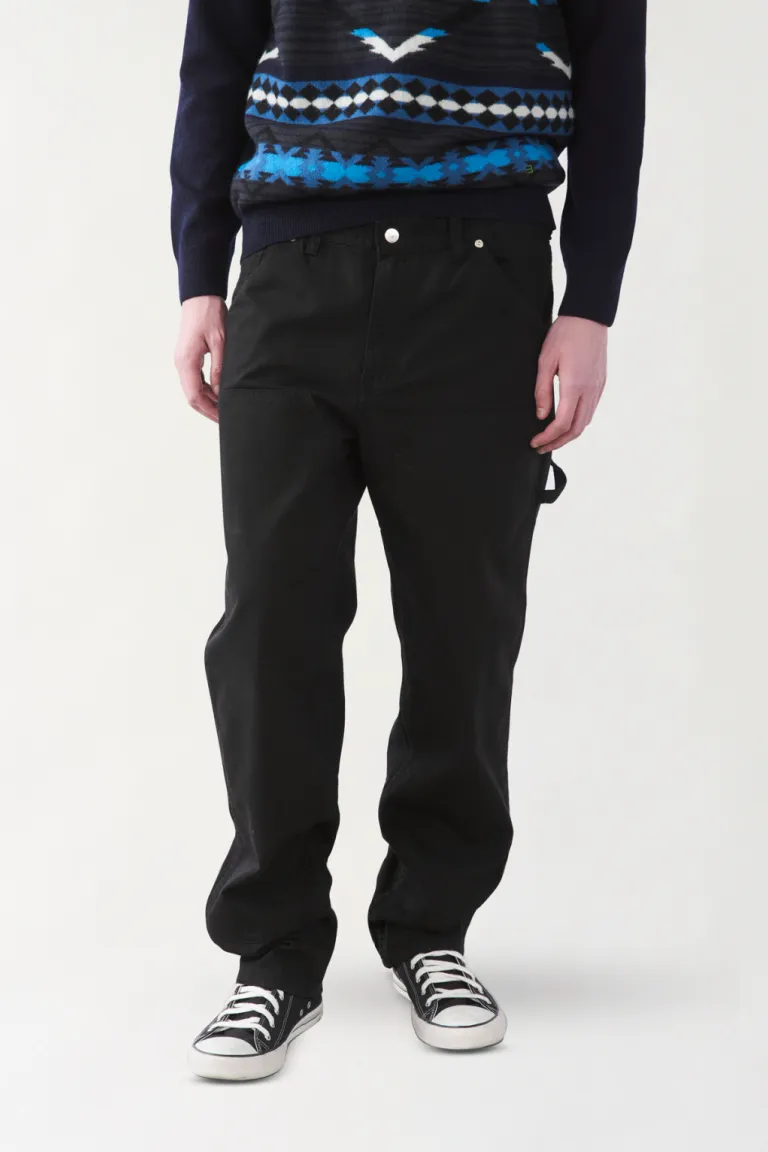 Pantalón carpenter de cinco bolsillos en denim verde para hombre de Bensimon en Pantalones para argentina