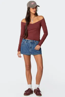 Micro falda pantalón talia de Edikted en Shorts para argentina