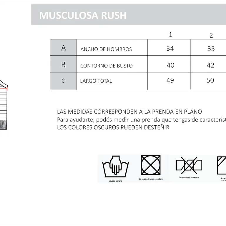 Musculosa tejida en hilo de algodón con diseño de rayas de Justaosadia en Buzos y Sweaters para argentina