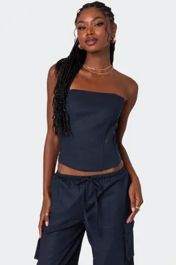 Bristol corset lino de Edikted en Tops para argentina