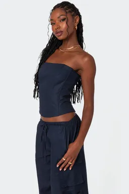 Bristol corset lino de Edikted en Tops para argentina