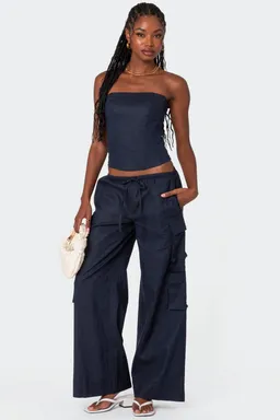 Bristol corset lino de Edikted en Tops para argentina