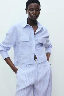 Camisa crop rayas de Mango en Camisas para argentina