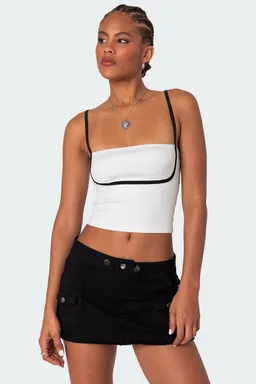 Musculosa con tiras yang de Edikted en Tops para argentina
