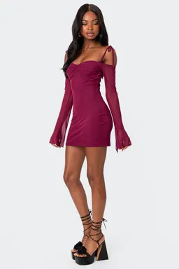 Mini vestido ariel malla de Edikted en Vestidos para argentina