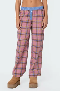 Pantalón cuadros rayas de Edikted en Pantalones para argentina