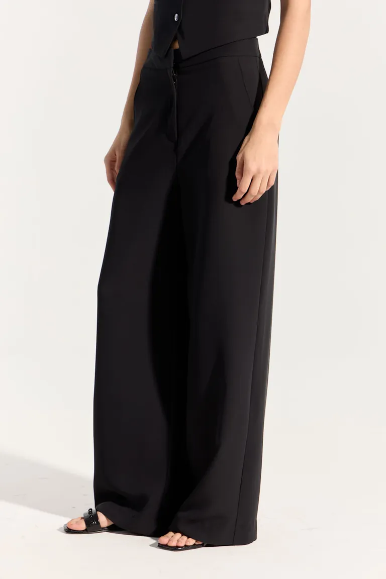 Pantalón sastrero de corte recto y cintura alta para mujer de Portsaid en Pantalones para argentina