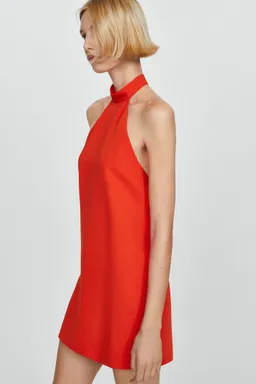 Vestido halter espalda abierta de Mango en Vestidos para argentina