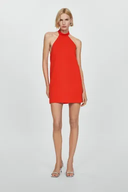 Vestido halter espalda abierta de Mango en Vestidos para argentina