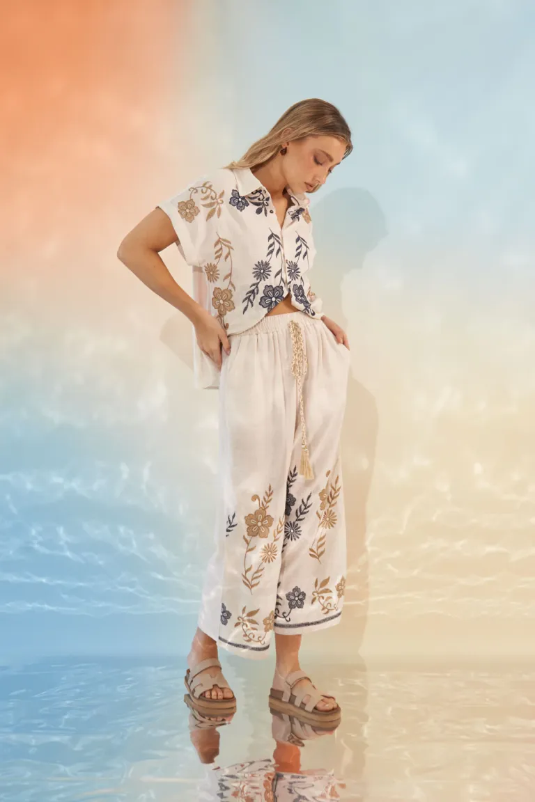 Pantalón estampado de corte relajado para mujer de Apricot en Pantalones para argentina