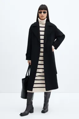 Vestido punto cuello vuelto de Mango en Buzos y Sweaters para argentina