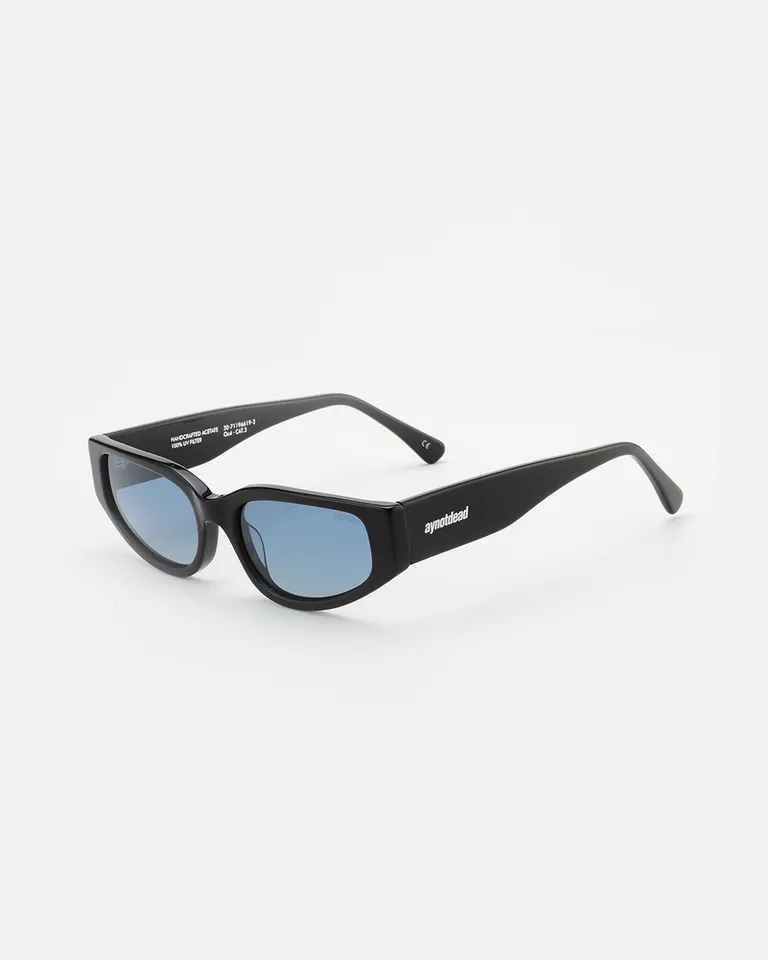 Gafas de acetato negro con lentes polarizadas y filtro UV 100% de Ay Not Dead en Anteojos para argentina