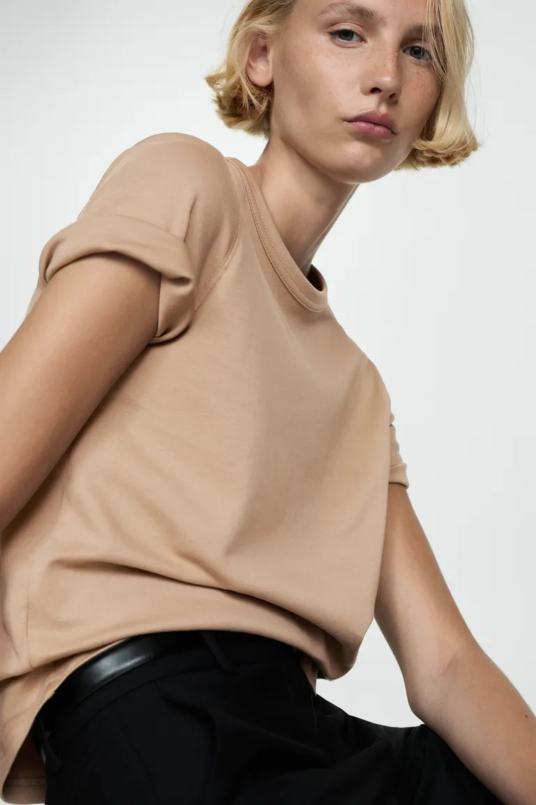 Remera algodón manga corta de Mango en Remeras para argentina