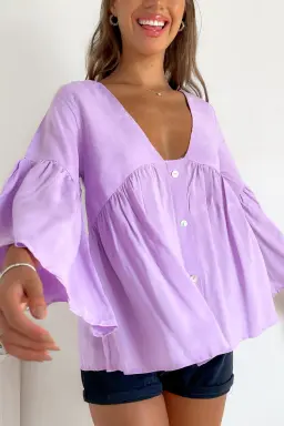 Blusa Fibrana Manga Campana de Benka en Blusas para argentina