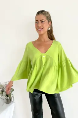 Blusa Fibrana Manga Campana de Benka en Blusas para argentina