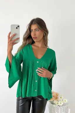 Blusa Fibrana Manga Campana de Benka en Blusas para argentina