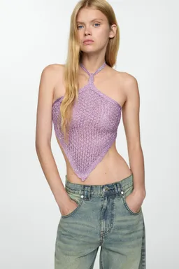 Top asimétrico lentejuelas de Mango en Tops para argentina