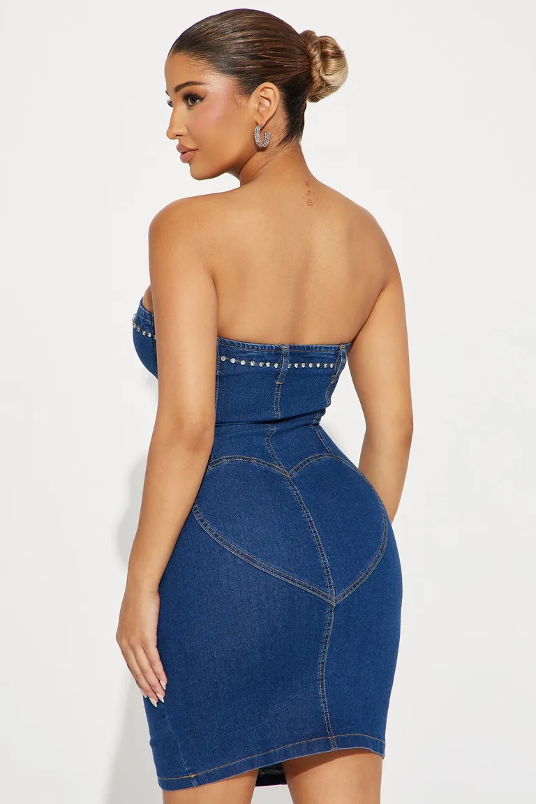 Mini vestido jean de Fashion Nova en Vestidos para argentina