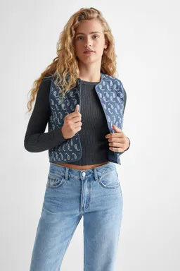 Chaleco estampado paisley de Mango Teen en Chalecos para argentina