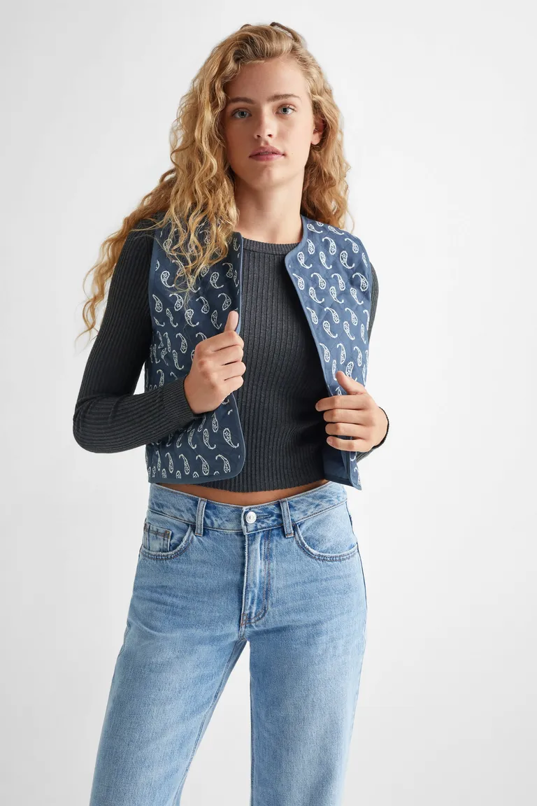 Chaleco estampado paisley de Mango Teen en Chalecos para argentina