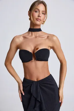 Crop top choker detalle metálico de Oh Polly en Tops para argentina