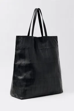 Bolso shopper piel patchwork de Mango en Bolsos y Carteras para argentina