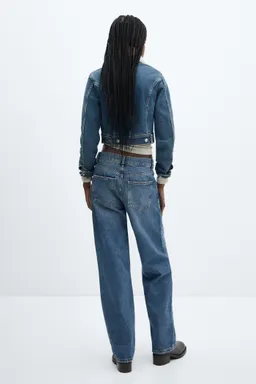 Cazadora jean cuello borreguito de Mango en Chaquetas para argentina