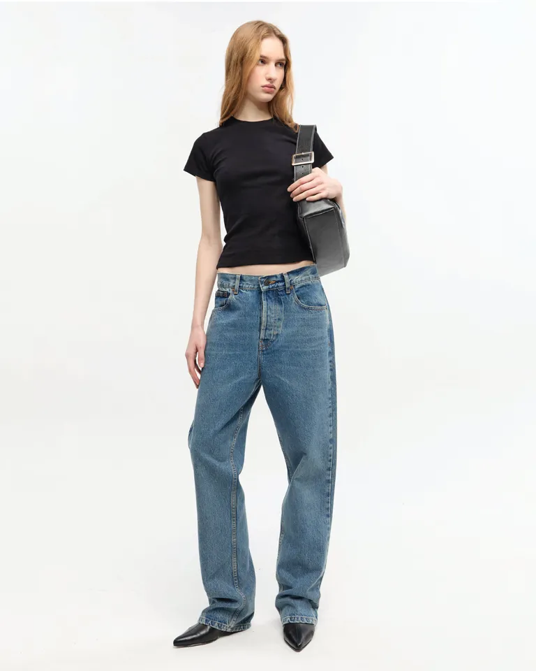 Pantalones de mezclilla holgados y deslavados con bolsillos amplios de Ay Not Dead en Pantalones para argentina