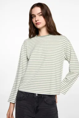 Remera manga larga rayas de Mango Teen en Buzos y Sweaters para argentina