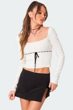 Natasha top tejido de Edikted en Tops para argentina