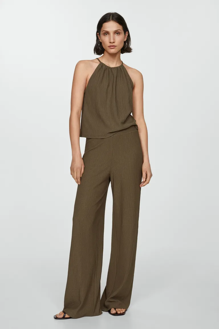 Top textura fruncido de Mango en Tops para argentina