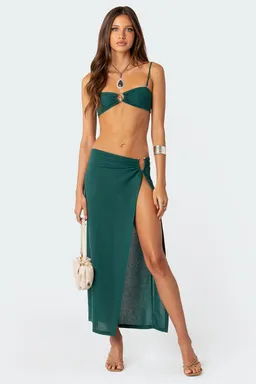 Falda midi nyssa cruzada de Edikted en Swimwear y Beachwear para argentina