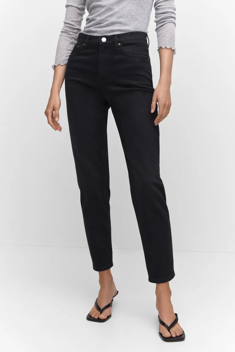 Jeans mom confort tiro alto de Mango en Pantalones para argentina