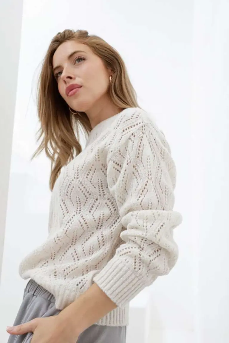 Sweater Tramado Hojas de Hesed en Buzos y Sweaters para argentina