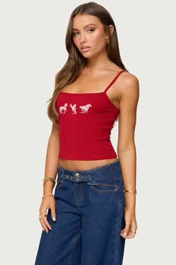 Musculosa gráfica wild horses de Edikted en Tops para argentina